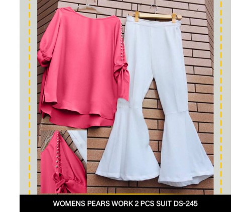 Womens Pears Work 2 Pcs Suit DS-245